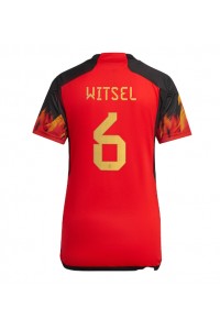 Fotbalové Dres Belgie Axel Witsel #6 Dámské Domácí Oblečení MS 2022 Krátký Rukáv